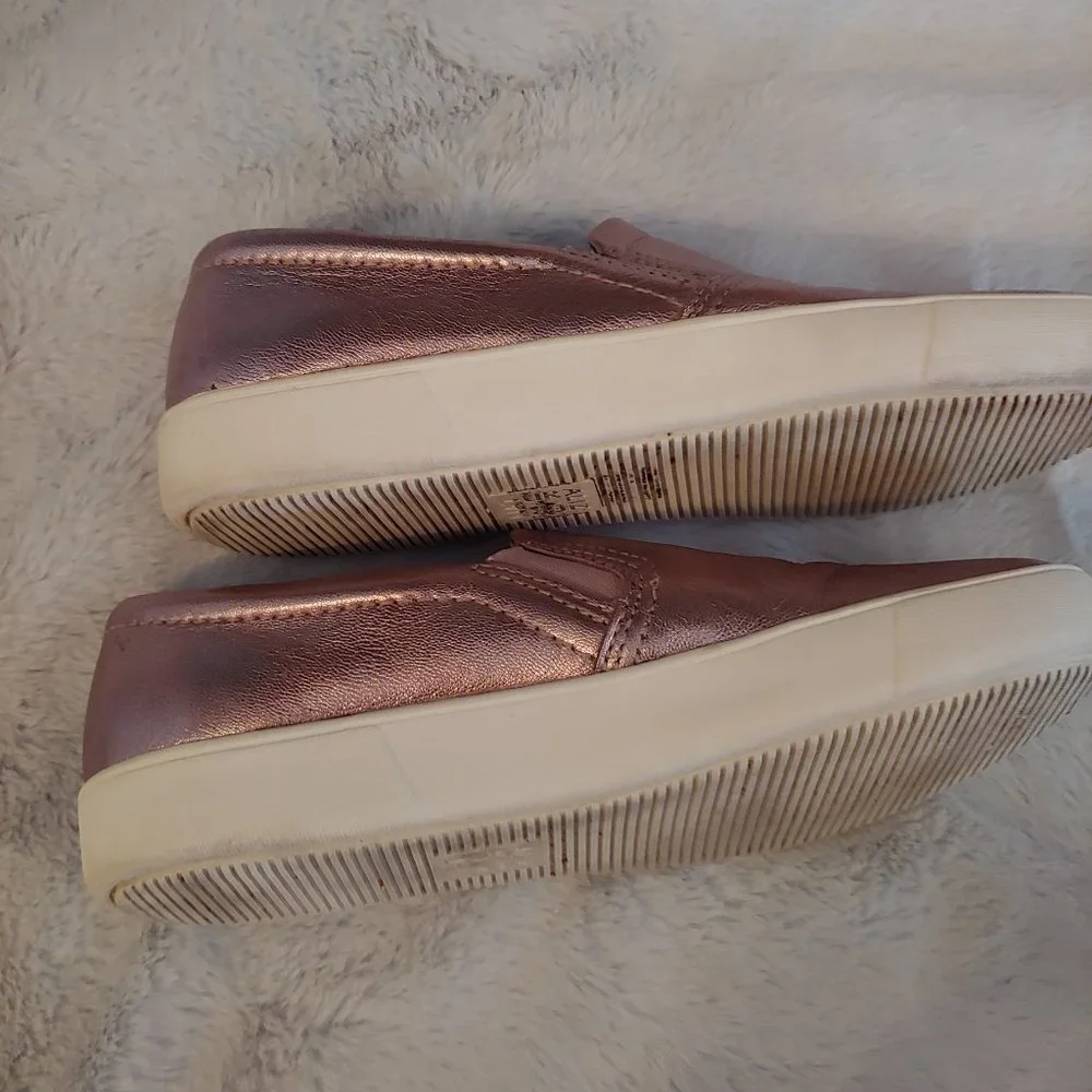 Naturalizer pale pink metallic leather slipon loafer size 7 - Picture 7 of 14